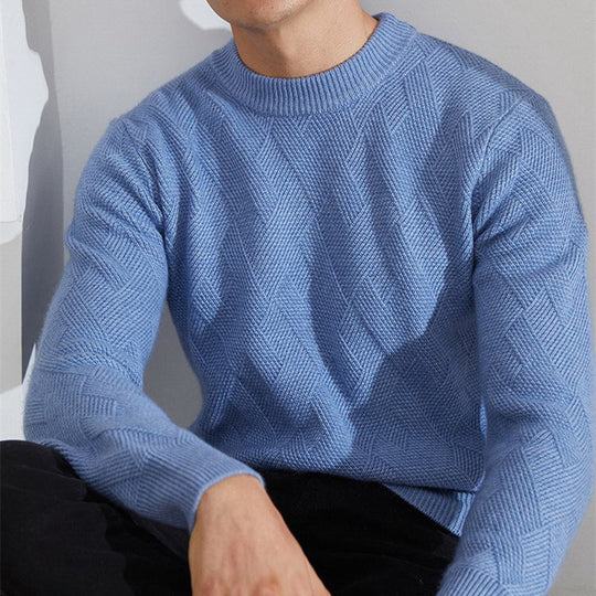 Strickpullover Herren Mit Rundhals | Klassischer Alltagslook