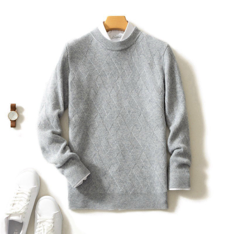 Strickpullover Herren Mit Rundhals | Klassischer Alltagslook