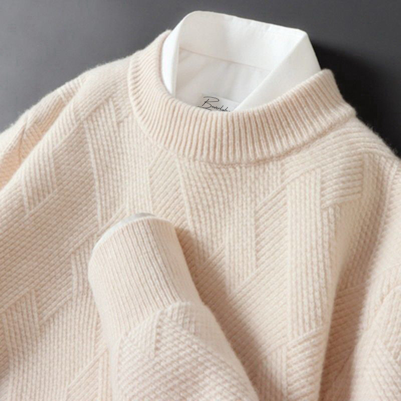 Strickpullover Herren Mit Rundhals | Klassischer Alltagslook