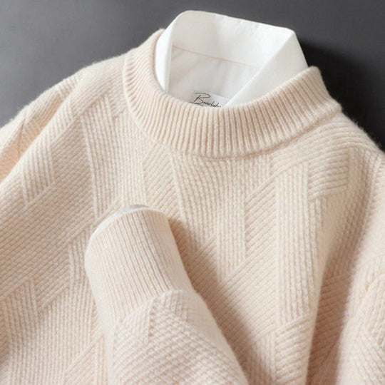 Strickpullover Herren Mit Rundhals | Klassischer Alltagslook