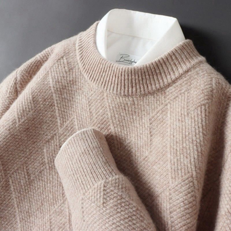 Strickpullover Herren Mit Rundhals | Klassischer Alltagslook
