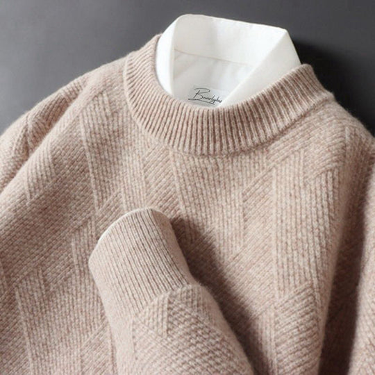 Strickpullover Herren Mit Rundhals | Klassischer Alltagslook