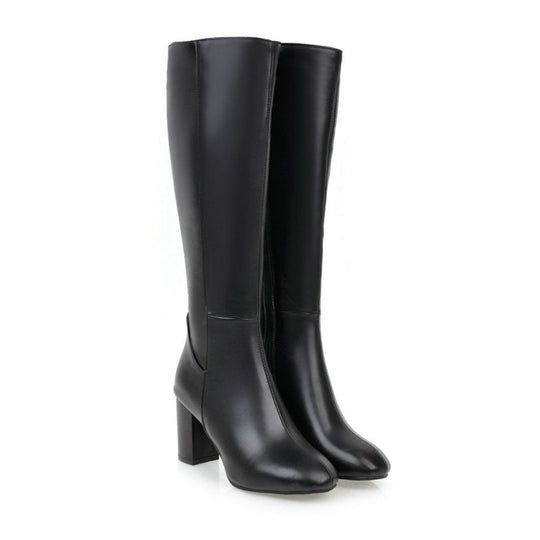 Damen Stiefel | Kniehoch elegant mit Absatz