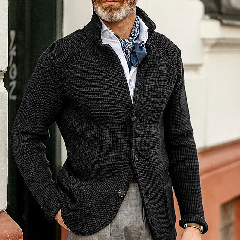 Strickjacke Mit Knopfleiste Für Herren | Klassischer Cardigan