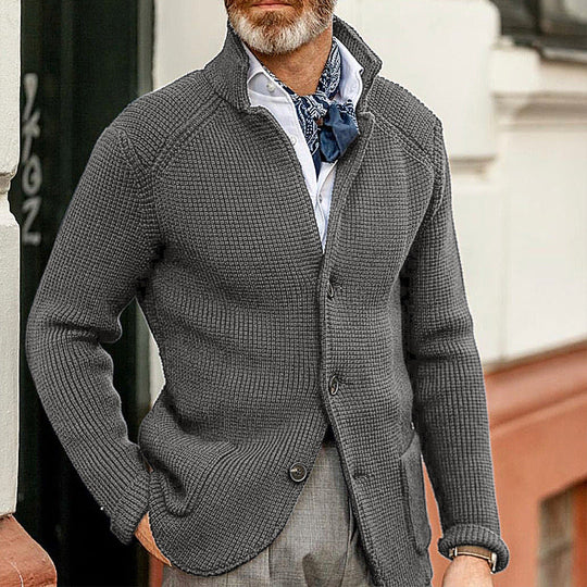 Strickjacke Mit Knopfleiste Für Herren | Klassischer Cardigan
