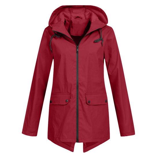 Damen Regenjacke Mit Kapuze Wasserdicht | Komfortabel & Modern