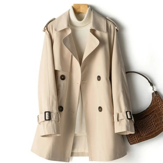 Trenchcoat mit Knöpfen für Frauen