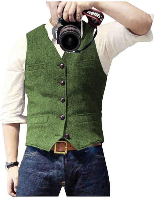 Herren Trachtenhemd | Klassisches Slim Fit Vest