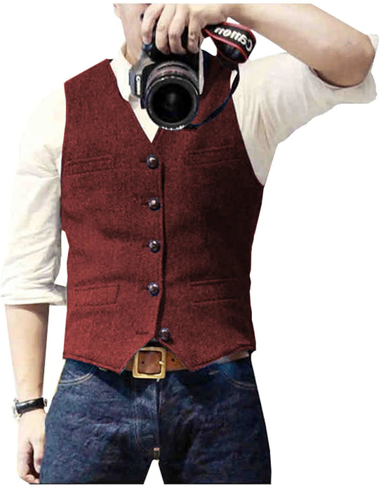 Herren Trachtenhemd | Klassisches Slim Fit Vest