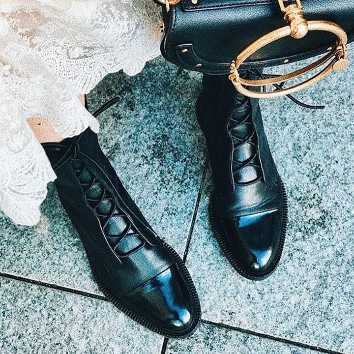 Damen Stiefelette Elegant Absatz | Warm Gefüttert Komfort