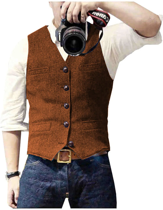 Herren Trachtenhemd | Klassisches Slim Fit Vest
