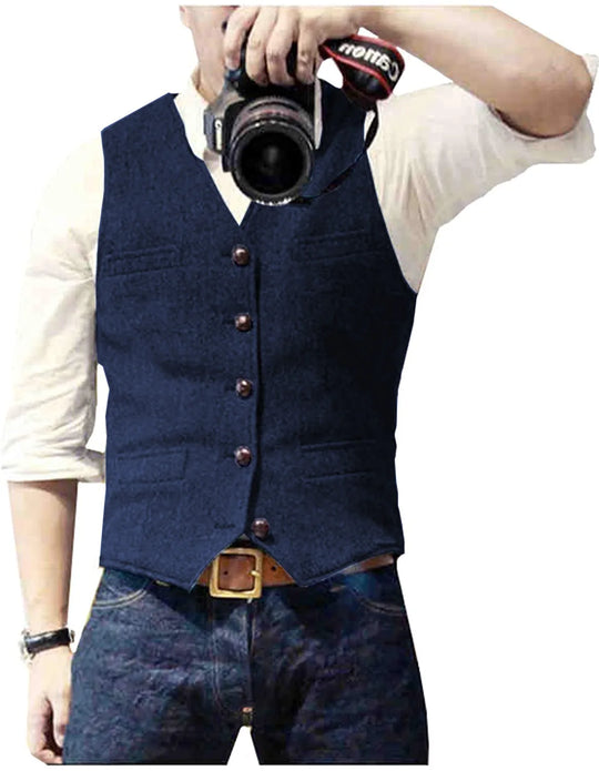 Herren Trachtenhemd | Klassisches Slim Fit Vest