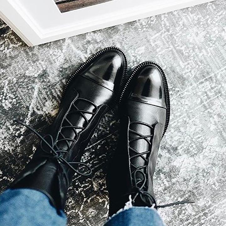 Damen Stiefelette Elegant Absatz | Warm Gefüttert Komfort