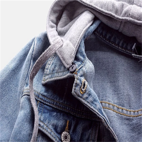 Damen Übergangsjacke Casual Jeansjacke | Mit Fleecefutter