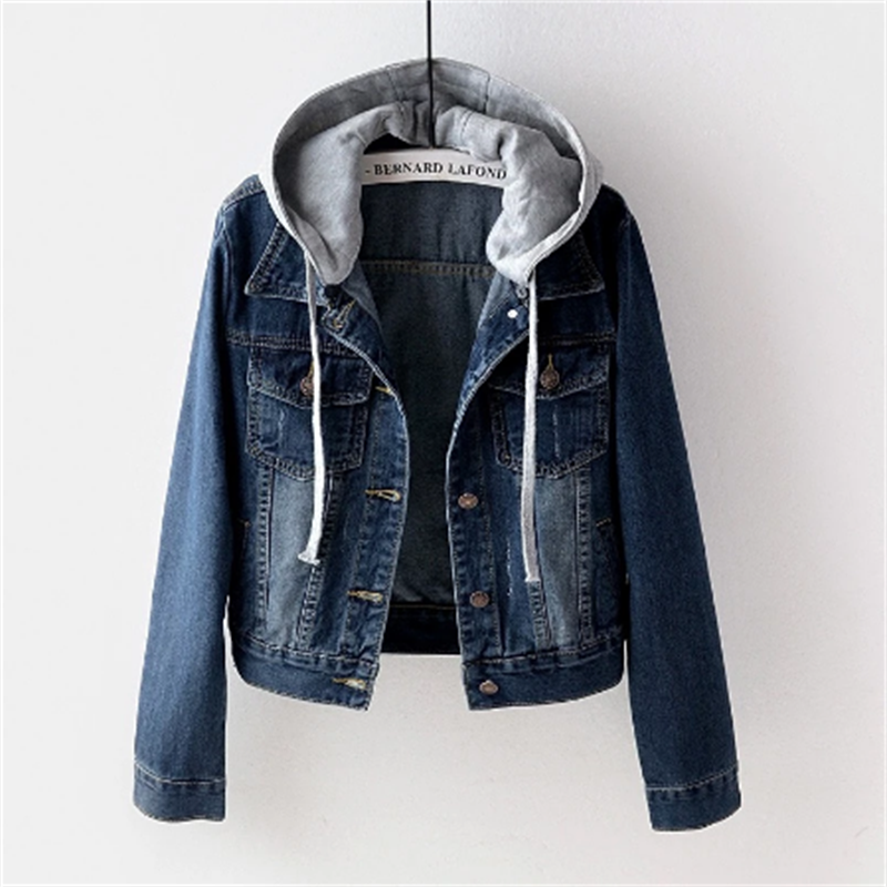 Damen Übergangsjacke Casual Jeansjacke | Mit Fleecefutter