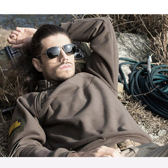 Outdoor Pullover Herren Mit Zipper | Fleece Style