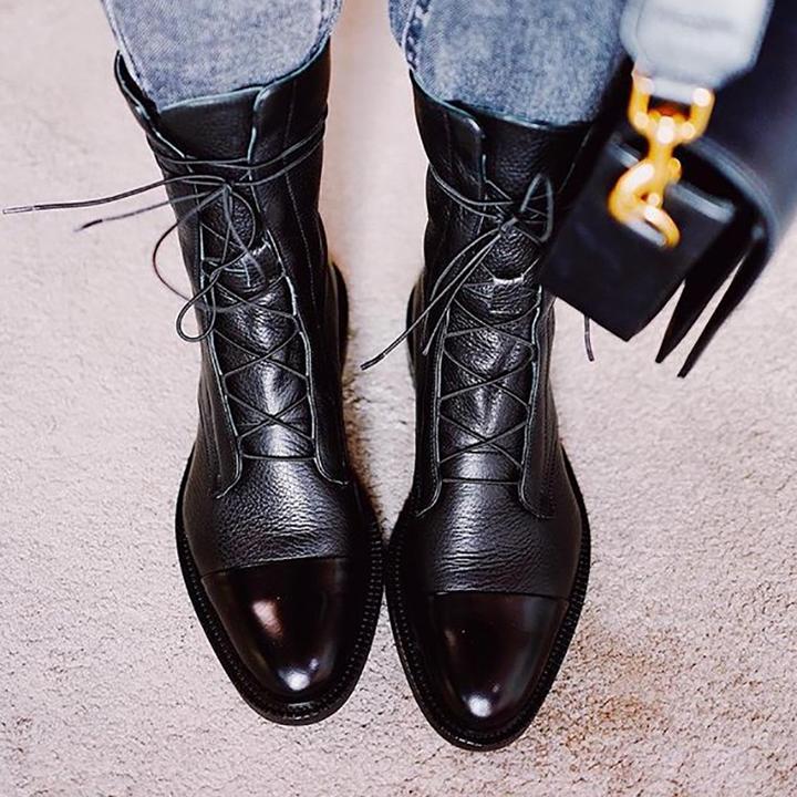 Damen Stiefelette Elegant Absatz | Warm Gefüttert Komfort