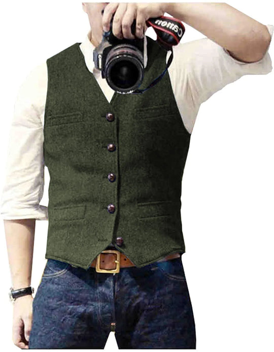 Herren Trachtenhemd | Klassisches Slim Fit Vest
