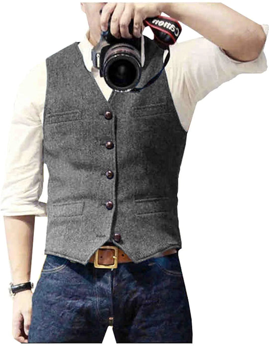 Herren Trachtenhemd | Klassisches Slim Fit Vest