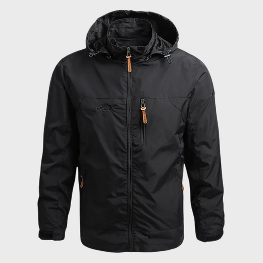Herren Winddichte Jacke mit Kapuze | Gefüttert Outdoor