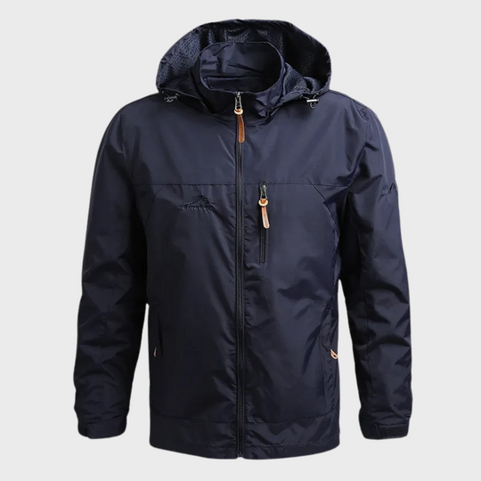 Herren Winddichte Jacke mit Kapuze | Gefüttert Outdoor