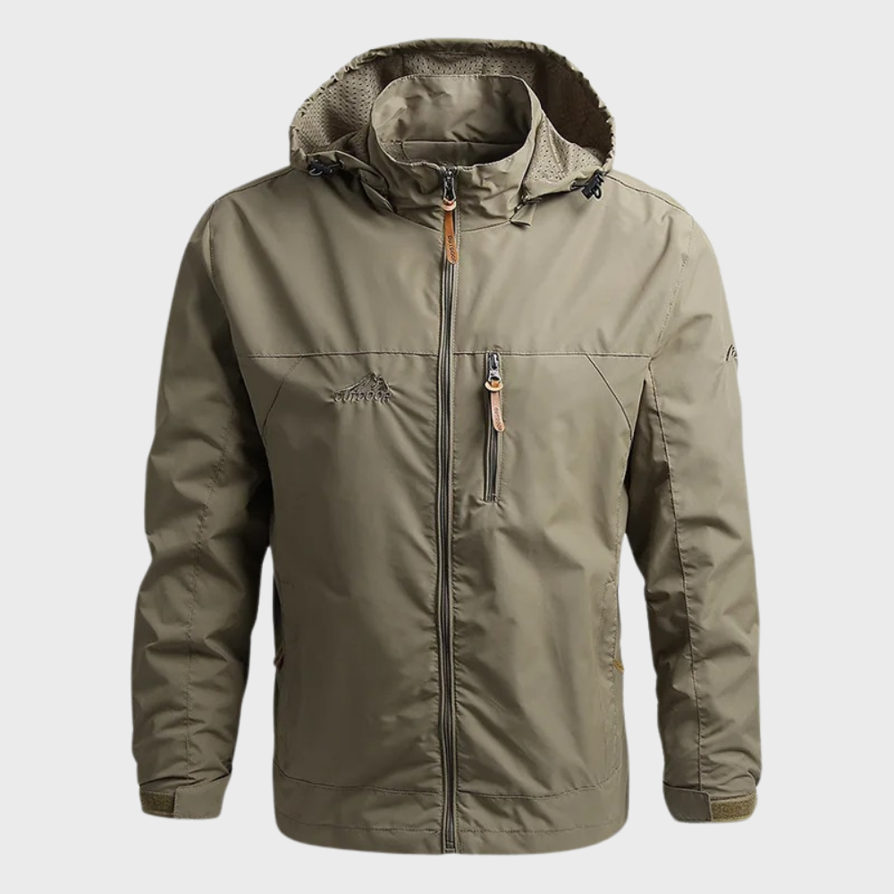 Herren Winddichte Jacke mit Kapuze | Gefüttert Outdoor