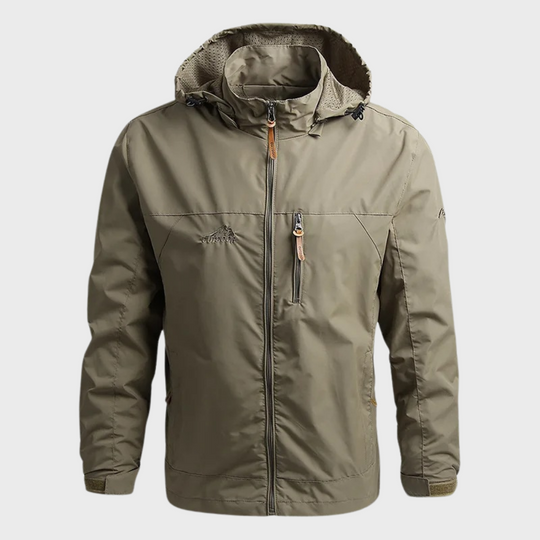 Herren Winddichte Jacke mit Kapuze | Gefüttert Outdoor