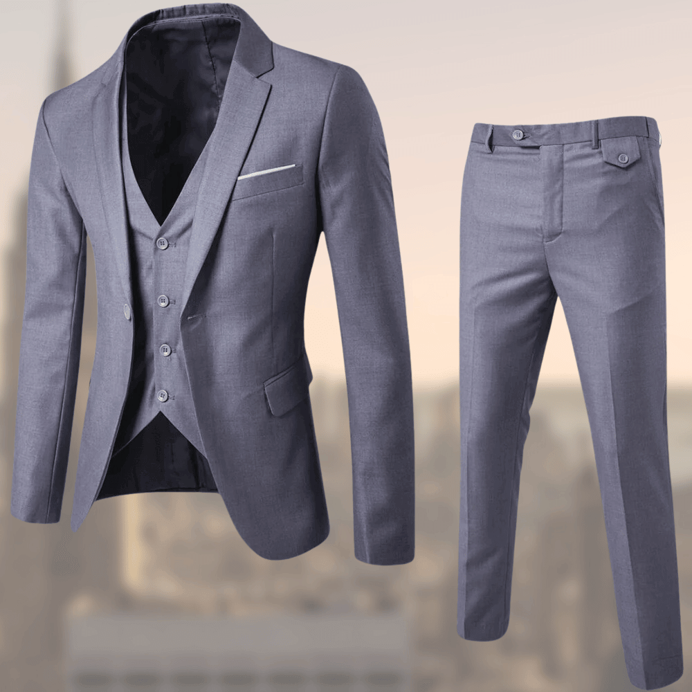 Herren Eleganter Dreiteiliger Anzug | Klassisch für Hochzeit und Business 6