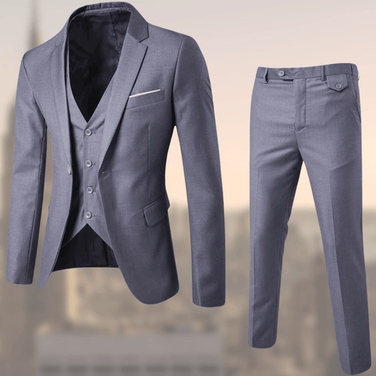 Herren Eleganter Dreiteiliger Anzug | Klassisch für Hochzeit und Business 6