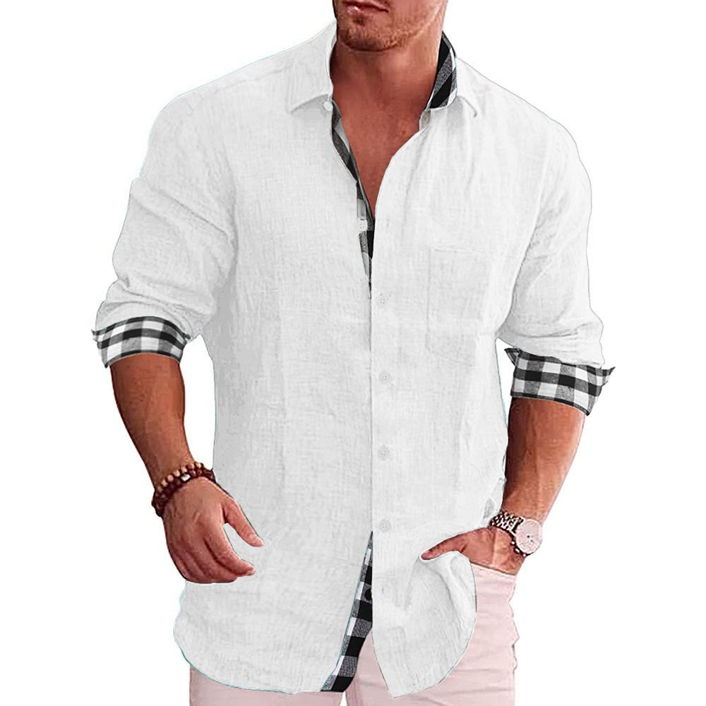 Herren Elegantes Klassisches Hemd | Vielseitig Langarm Hemd 1