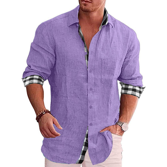 Herren Elegantes Klassisches Hemd | Vielseitig Langarm Hemd 3