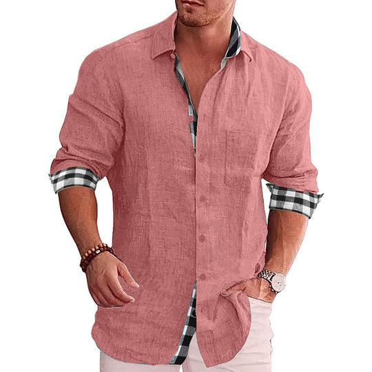 Herren Elegantes Klassisches Hemd | Vielseitig Langarm Hemd 4