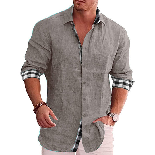 Herren Elegantes Klassisches Hemd | Vielseitig Langarm Hemd 6