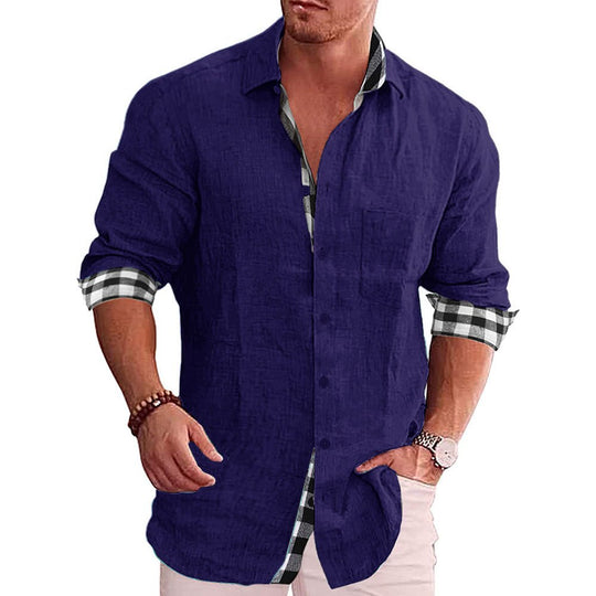Herren Elegantes Klassisches Hemd | Vielseitig Langarm Hemd 7