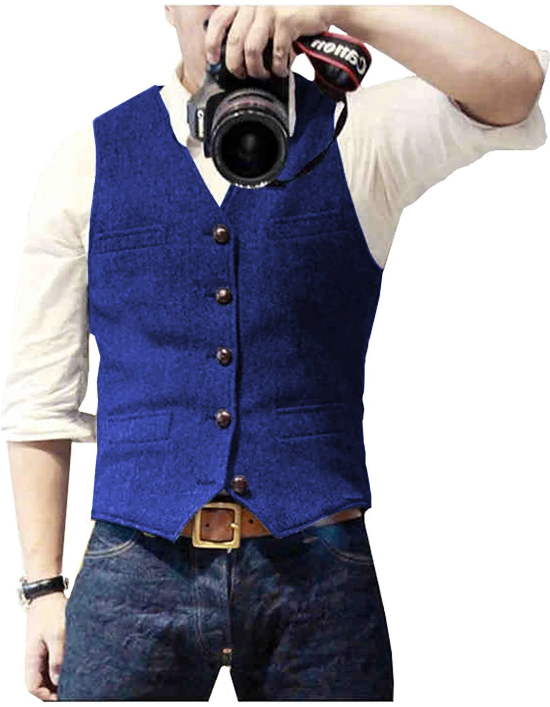 Herren Trachtenhemd | Klassisches Slim Fit Vest
