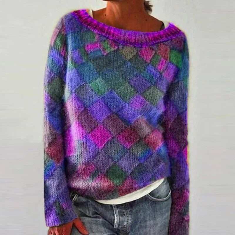 Kuscheliger Strickpullover für Frauen