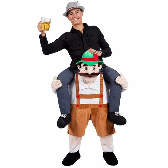 Unisex Halloween Illusions-Kostüm | Aufsitz & Einteiler