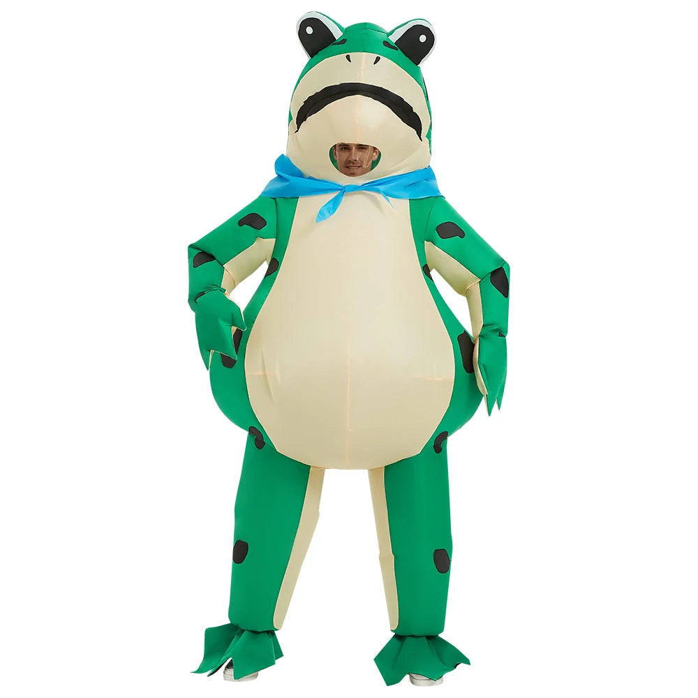 Aufblasbares Ganzkörper-Kostüm | Frosch-Optik Unisex