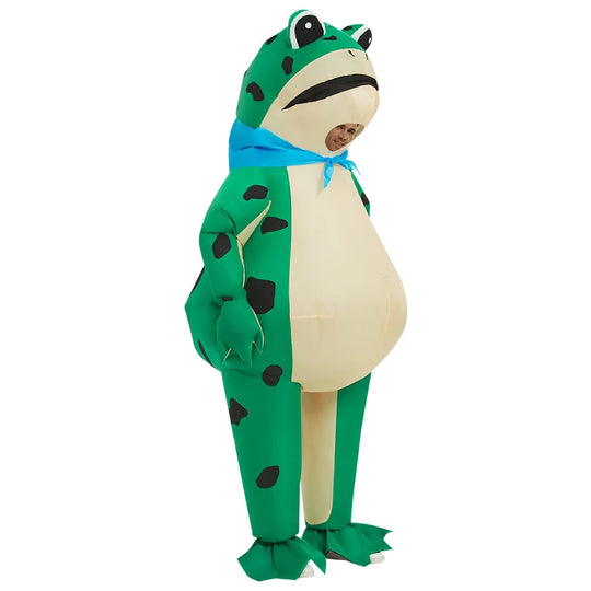 Aufblasbares Ganzkörper-Kostüm | Frosch-Optik Unisex