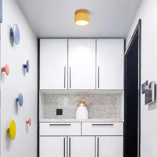 Minimalistische LED Deckenleuchte | Zylindrische Form