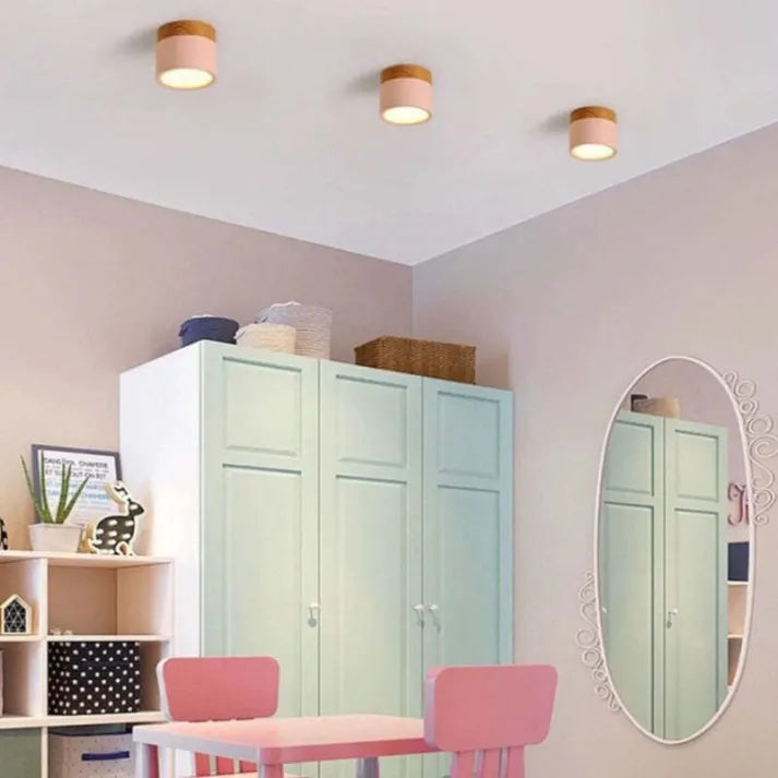 Minimalistische LED Deckenleuchte | Zylindrische Form