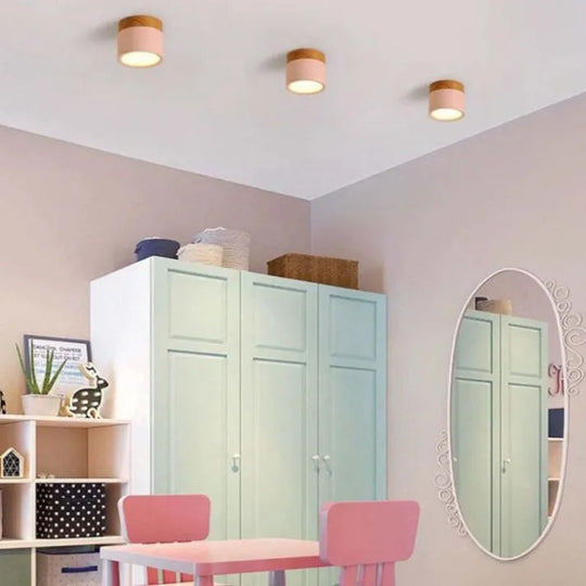 Minimalistische LED Deckenleuchte | Zylindrische Form