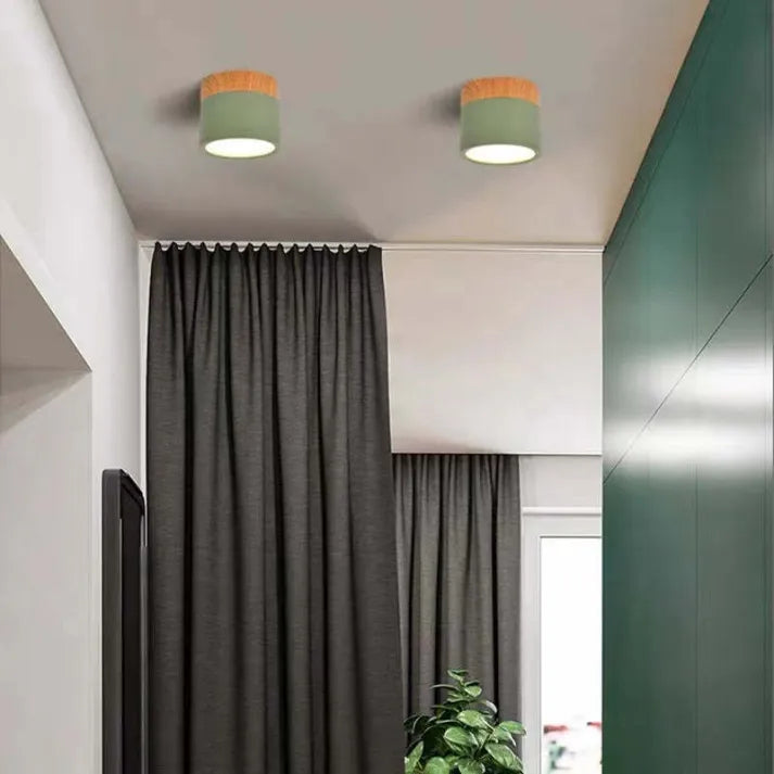 Minimalistische LED Deckenleuchte | Zylindrische Form
