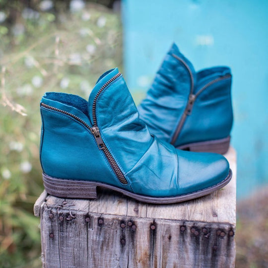 Damen Stiefelette Reißverschluss | Komfort Stützend