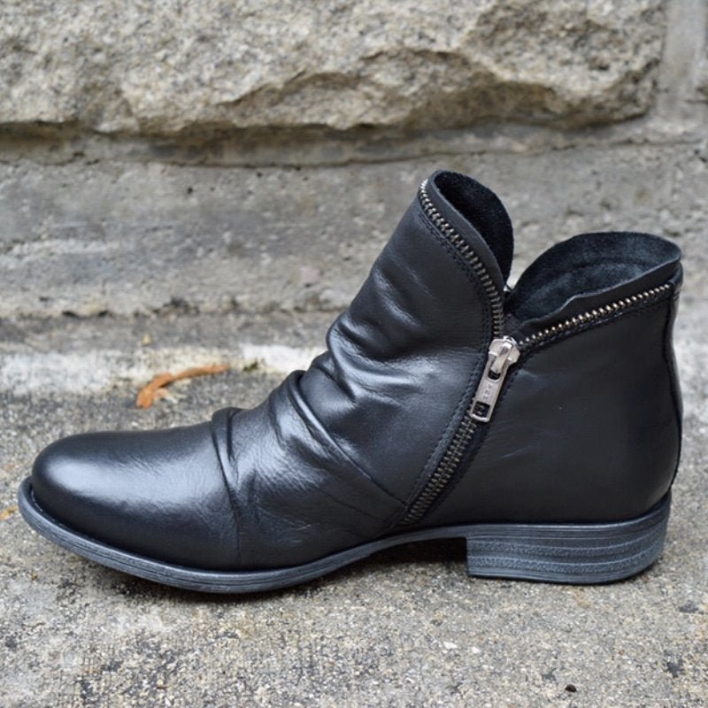 Damen Stiefelette Reißverschluss | Komfort Stützend