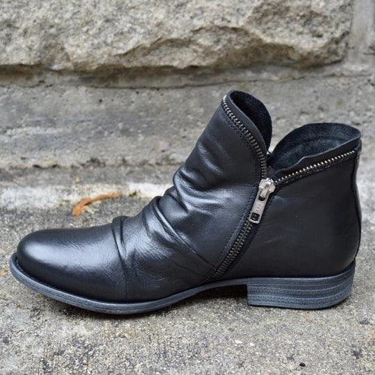 Damen Stiefelette Reißverschluss | Komfort Stützend