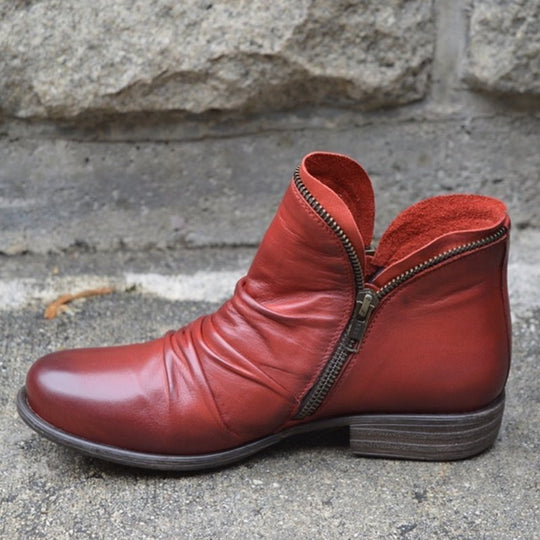 Damen Stiefelette Reißverschluss | Komfort Stützend