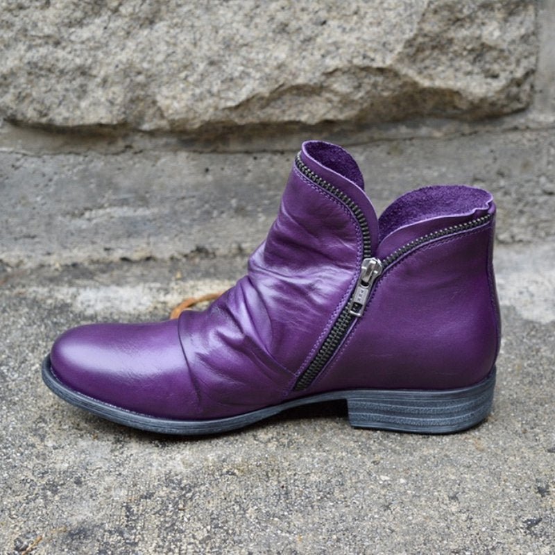 Damen Stiefelette Reißverschluss | Komfort Stützend