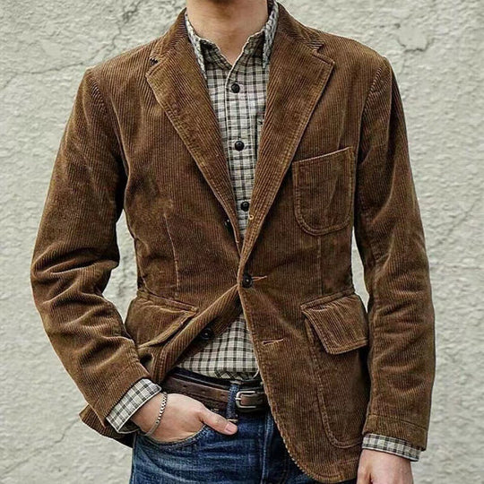 Blazer Herren Winterjacke Set Weste | Modern Klassisch