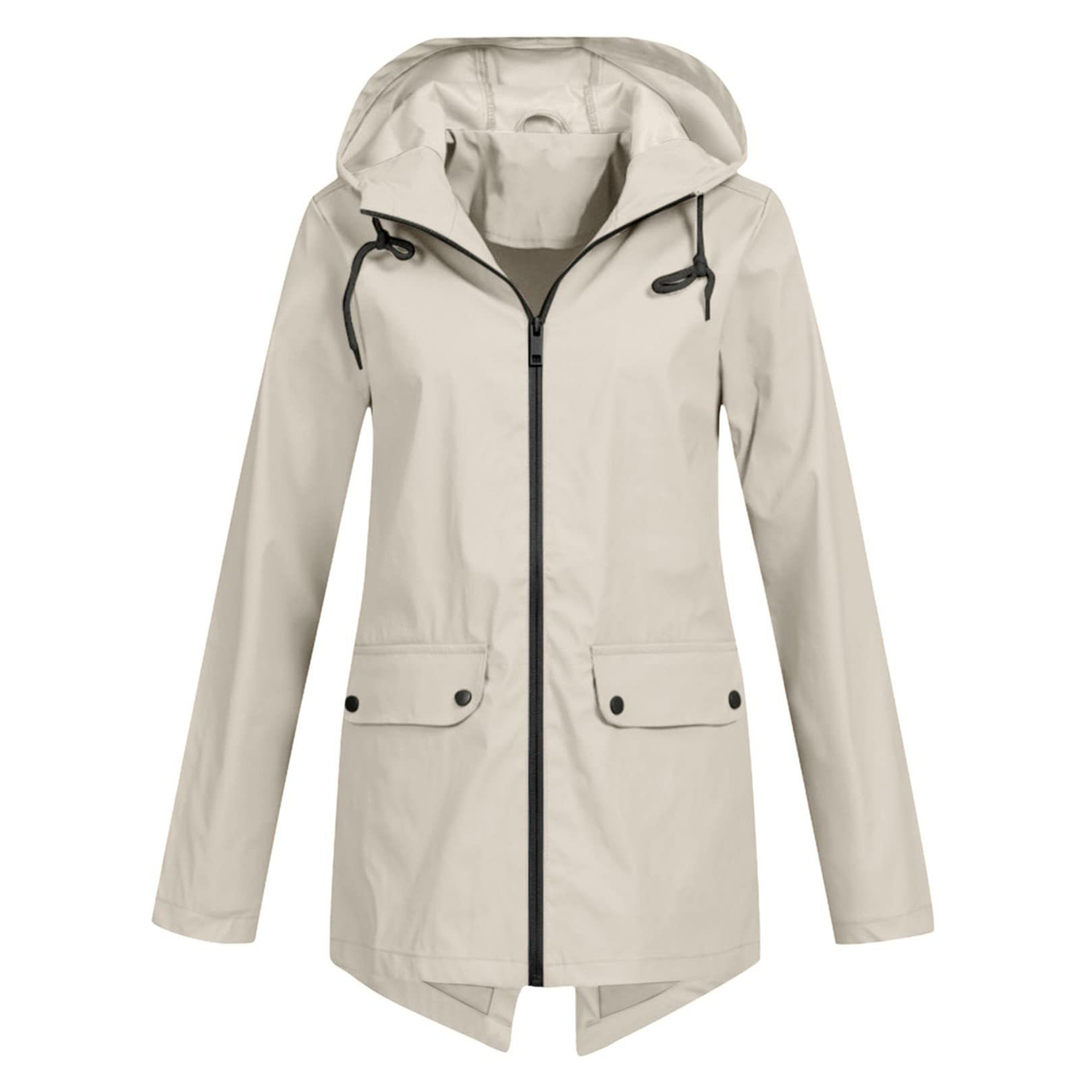 Damen Regenjacke Mit Kapuze Wasserdicht | Komfortabel & Modern
